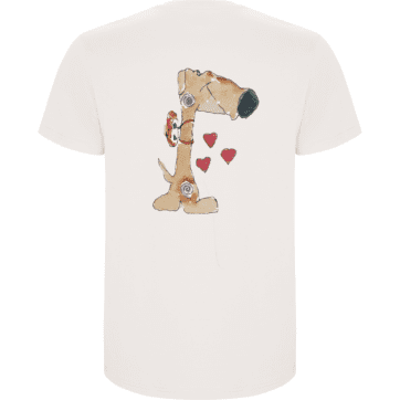 Camiseta con dibujo en la espalda  123