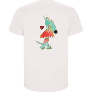 Camiseta con dibujo en la espalda  181