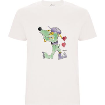 Camiseta con dibujo en el pecho 192