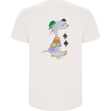 Camiseta con dibujo en la espalda  345