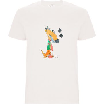 Camiseta con dibujo en el pecho 357
