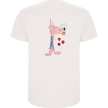 Camiseta con dibujo en la espalda  38