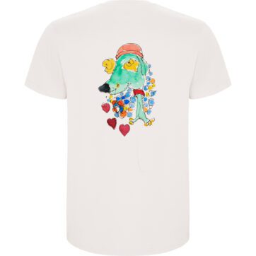 Camiseta con dibujo en la espalda  439