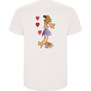 Camiseta con dibujo en la espalda  474
