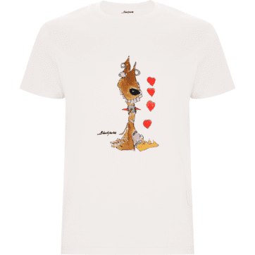 Camiseta con dibujo en el pecho 545