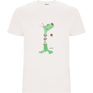 Camiseta con dibujo en el pecho  61