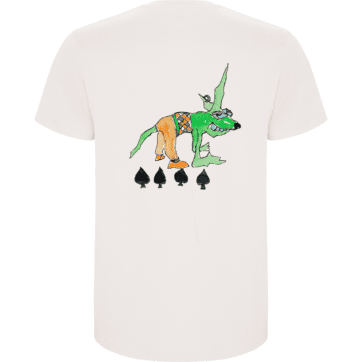 Camiseta con dibujo en la espalda  626