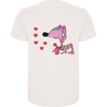 Camiseta con dibujo en la espalda     711
